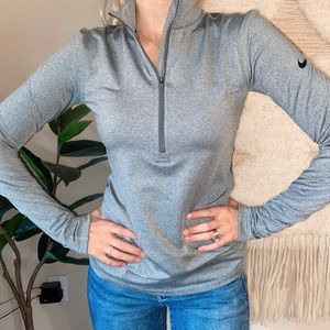 Nike 1/2 zip dri fit running long sleeve! Never been worn!! X small!